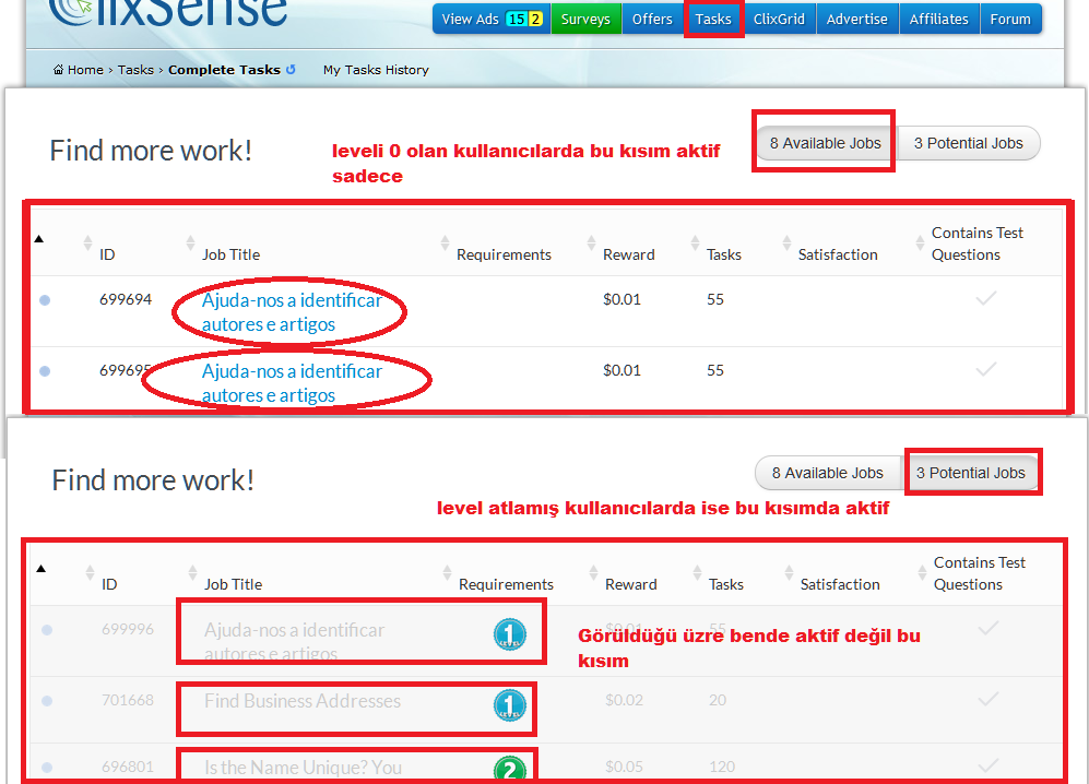 Clicksense task Clicksense task