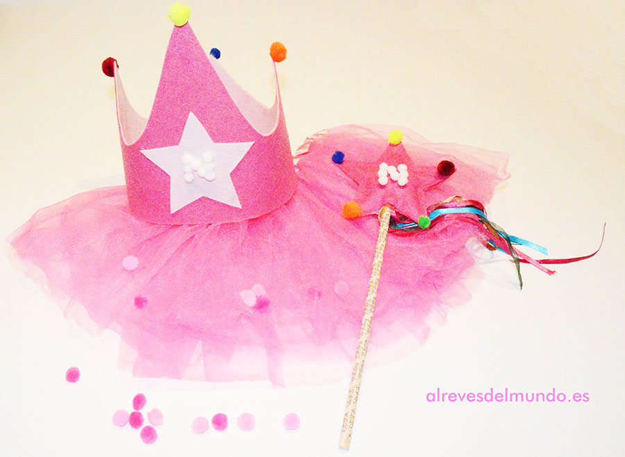 varita y corona manualidades niños 