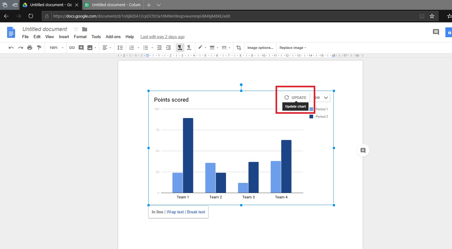 How to Edit Graph Using Google Docs?