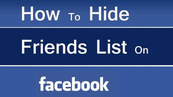 How Do I Hide My Friends on Facebook