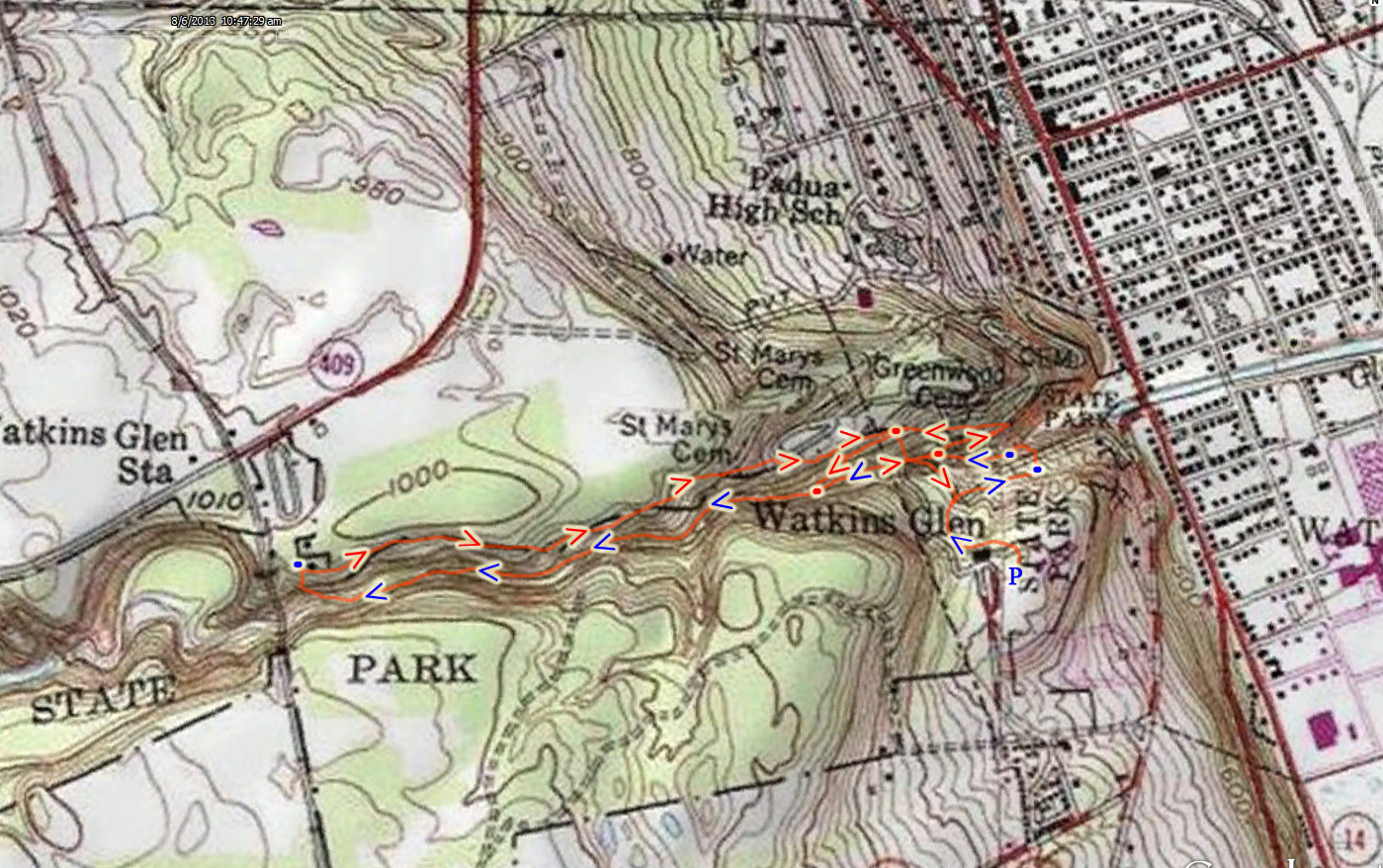 Harriman Hiker Harriman State - 2013 0812 Watkins Glen Part 2