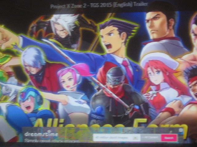 Project X Zone 2 Tokyo Game Show 2015 trailer Phoenix Wright Watchup