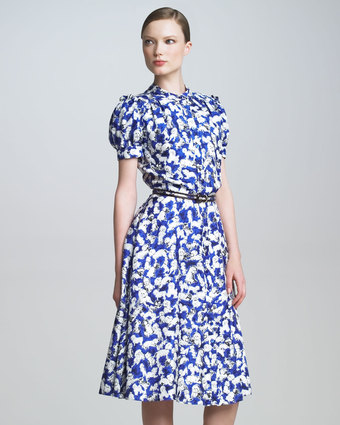 A Library of Design: The Blue & White China-Inspired Trend: Frocks ...
