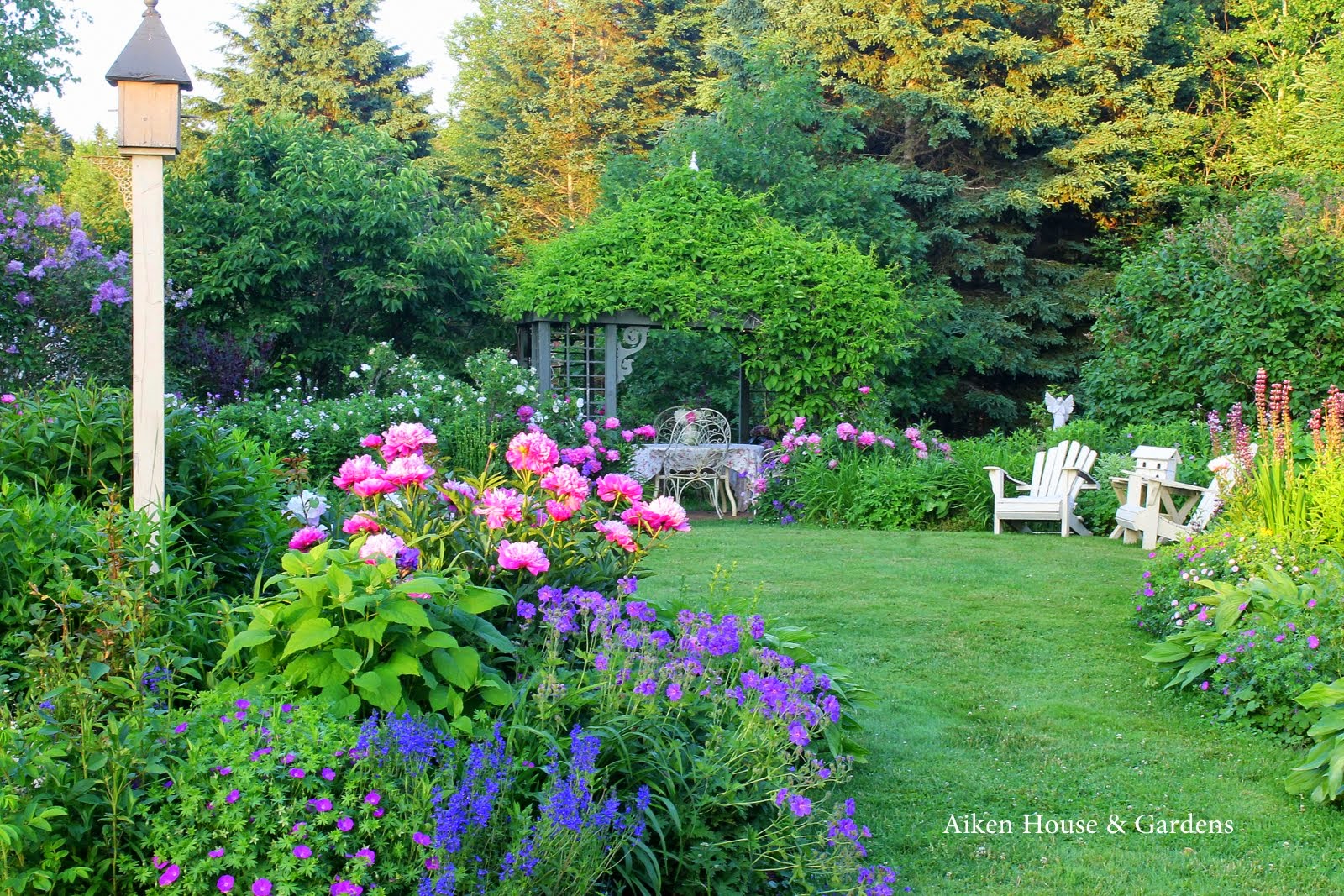 Aiken House & Gardens In an English Country Garden