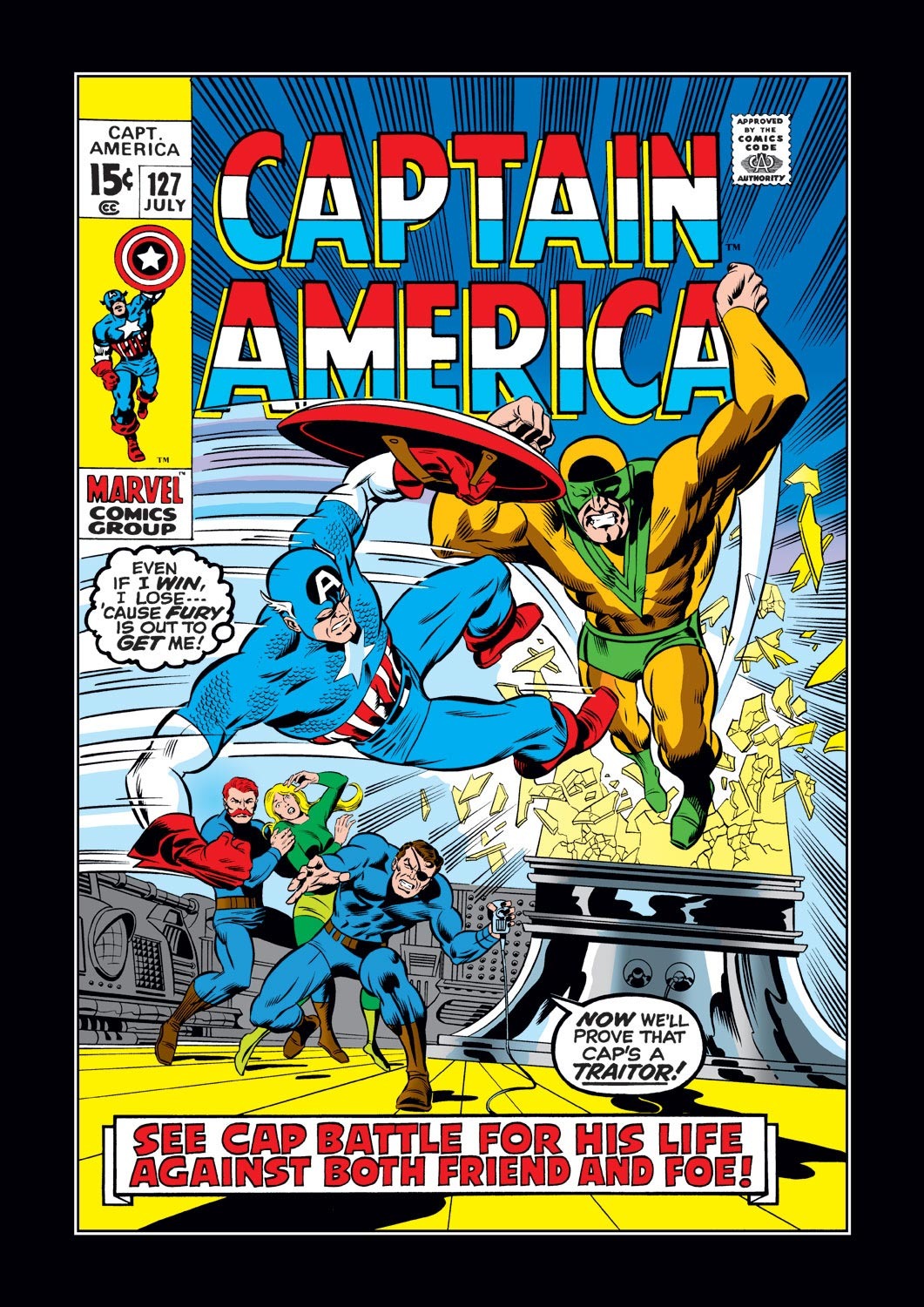 Read online Captain America (1968) comic - Issue #127 - 1
