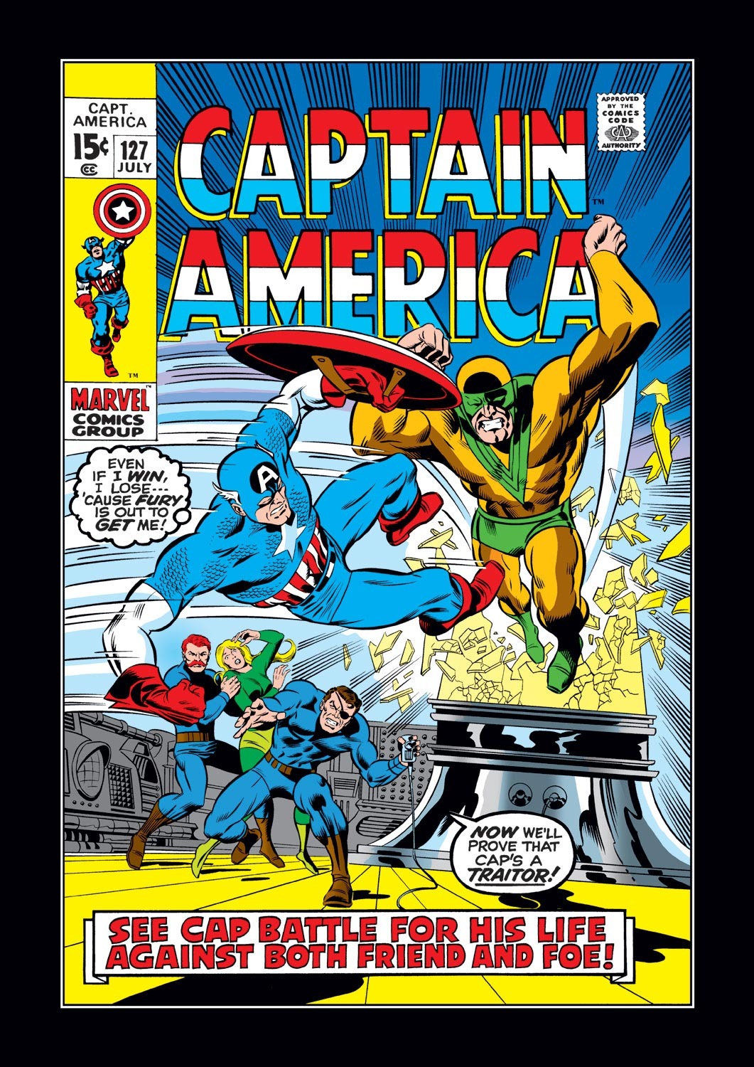 Read online Captain America (1968) comic -  Issue #127 - 1