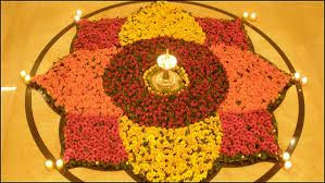 Easy Flower Rangoli Designs Easy Flower Rangoli Designs