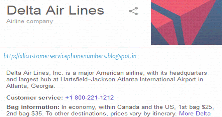 Delta Airlines Reservations Canada Customer Service Phone Number | Customer Service Phone Number