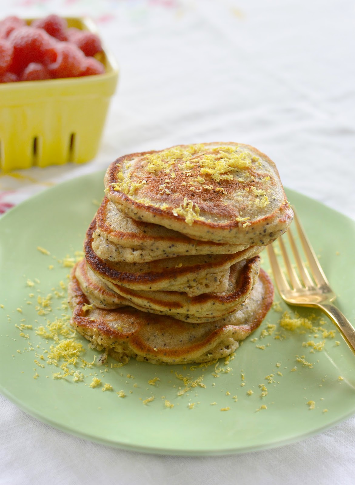 Dreams in HD Recipe Buttermilk, Lemon, and Poppy Seed Quinoa Pancakes
