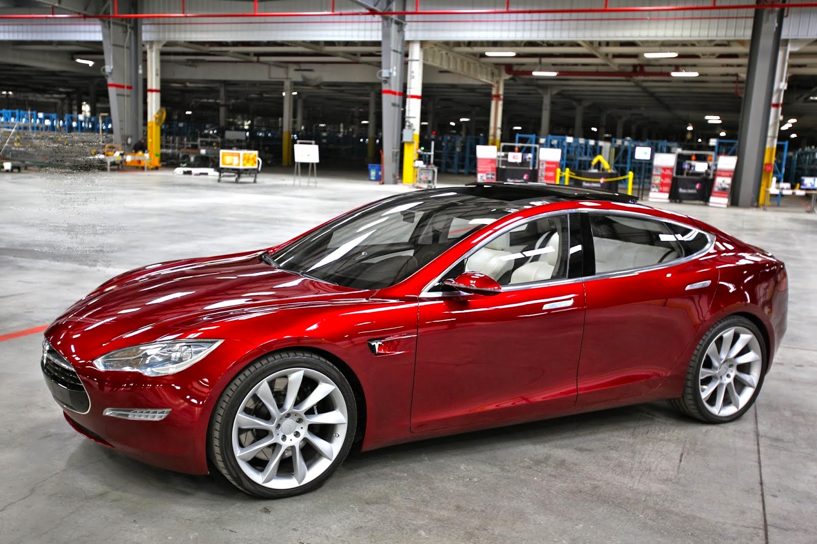 El coche eléctrico Tesla Model S