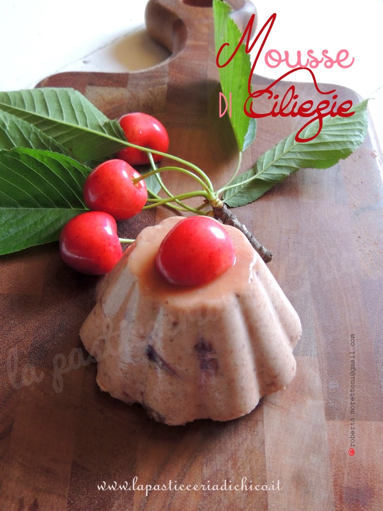 mousse di ciliegie