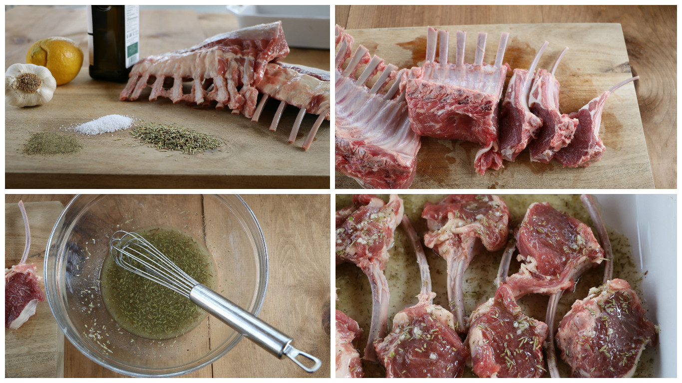Yates Yummies Lamb Lollipops with Lemon Yogurt Sauce