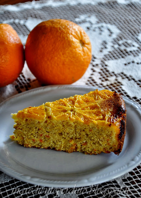 torta con farina di mais e arance-ingrediente perduto