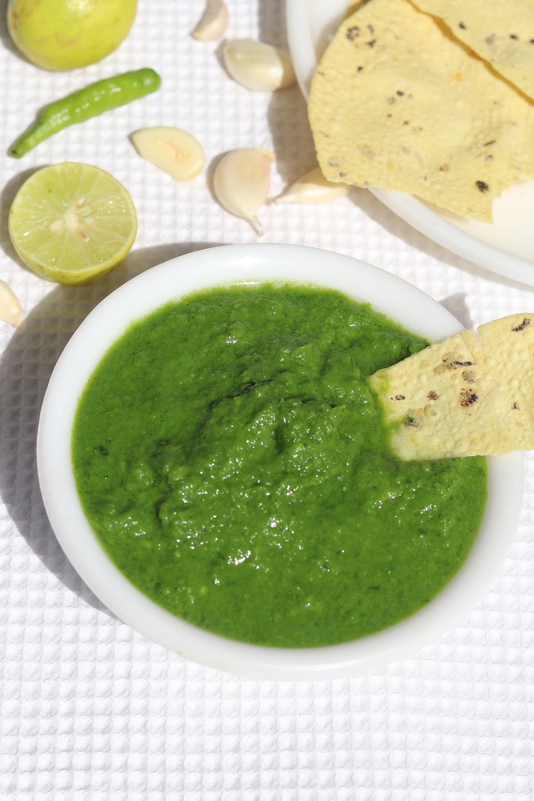 Green Chutney Recipe without Coriander or Mint Healthy Kadai