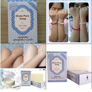 Gluta Pure Milk Soap asli/murah/original/supplier kosmetik