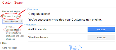 Google Custom Search Customization