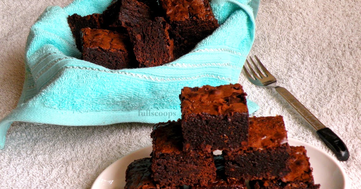 Triple Chocolate Fudge Brownies Full Scoops A food blog with easy,simple & tasty recipes!