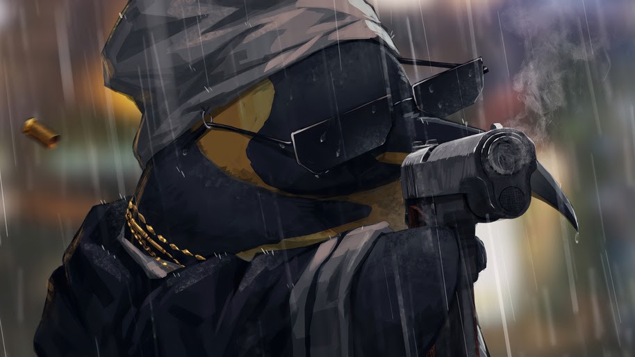 Emperor, Penguin, Gun, Pistol, Arknights, Anime, Game, 4K, #6.1807