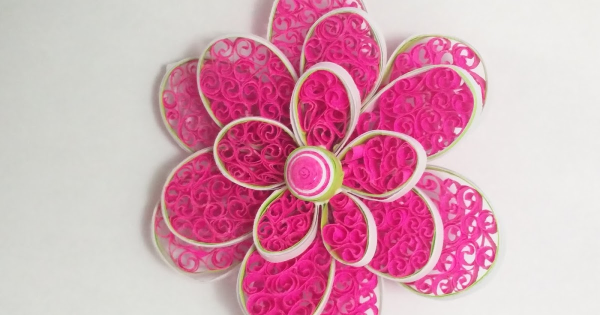 Anu's paper craft paper quilling beehive technique