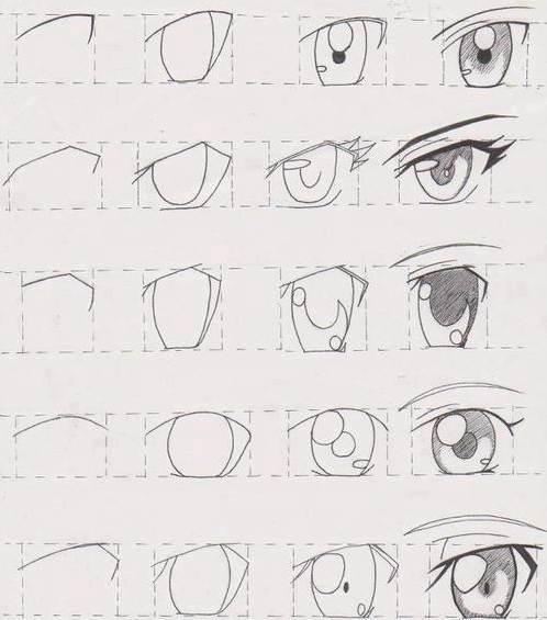 Super Toons: Tutorial: Passos para desenhar 5 tipos de olhos