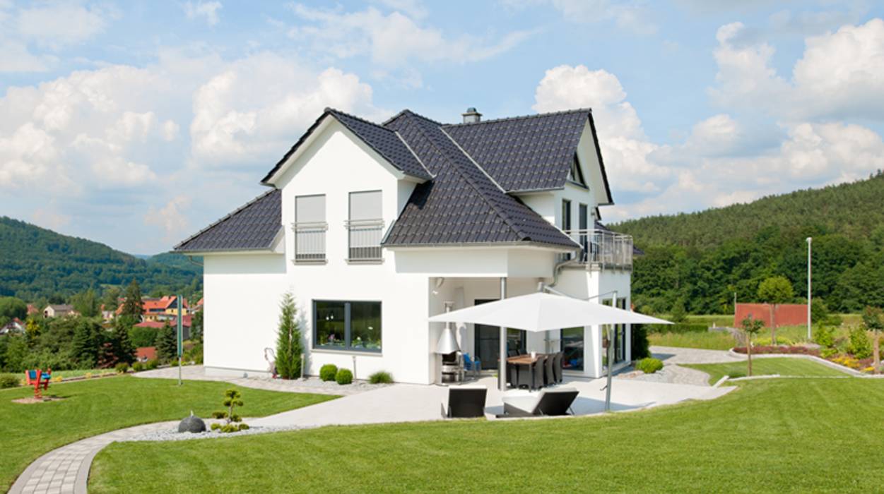 Moderne häuser erker