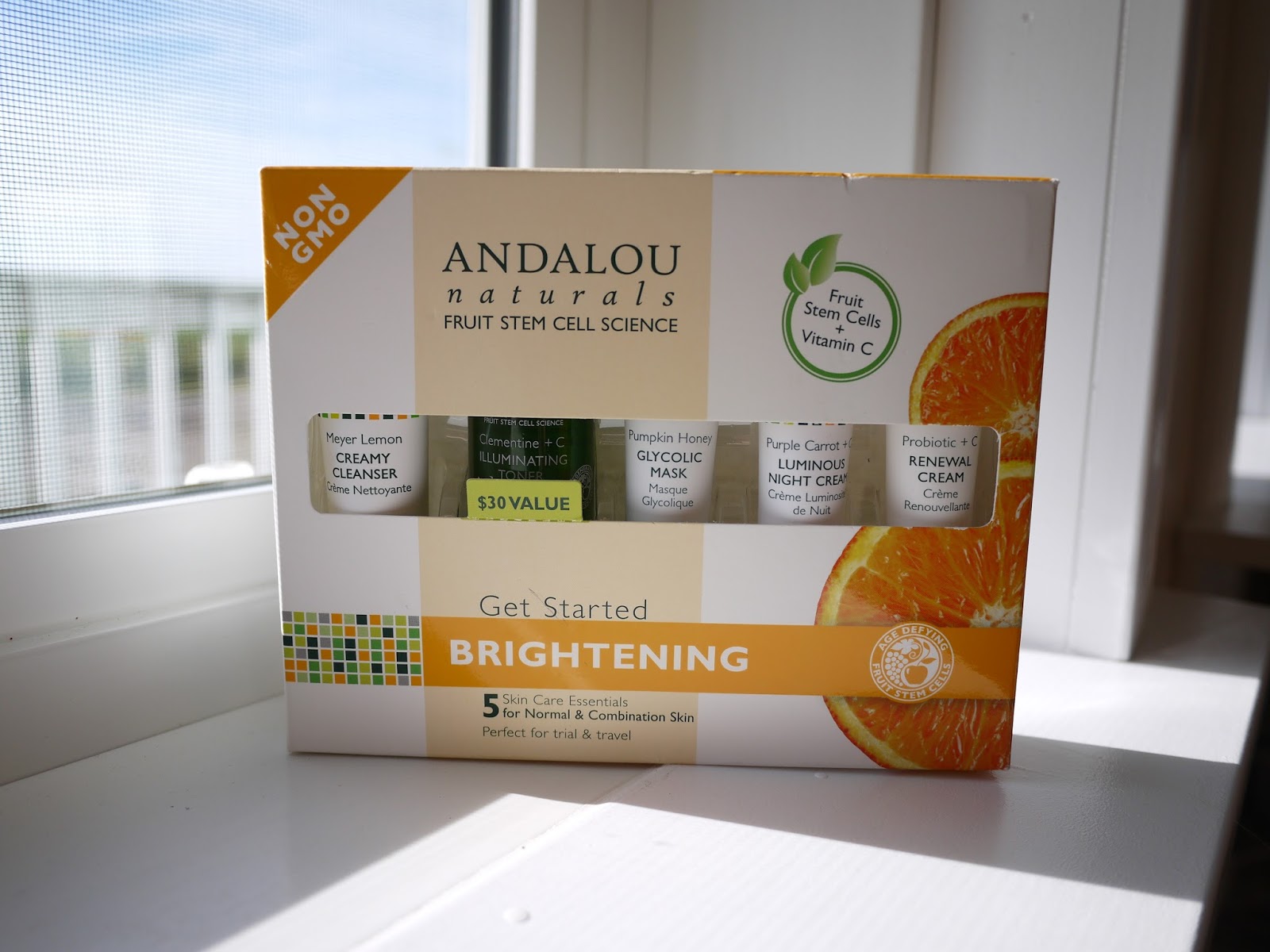 Andalou Naturals Get Started Brightening Skincare Set review