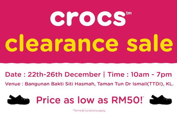 crocs in discount