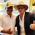 Jean-Claude Van Damme and Mayor Tom Tate swapped hats!