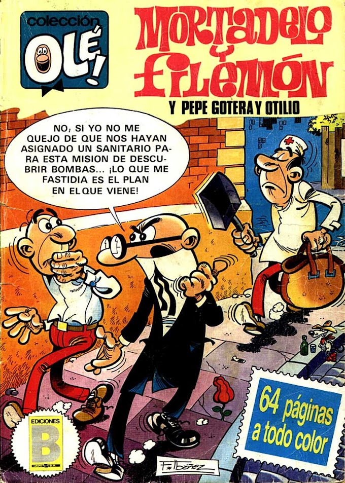 MORTADELO Y FILEMON-Y U PEPE GUTERAI GOTILIOO-EM ESPANHOL  