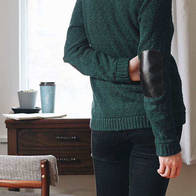 Spruce up your winter wardrobe with DIY elbow patches