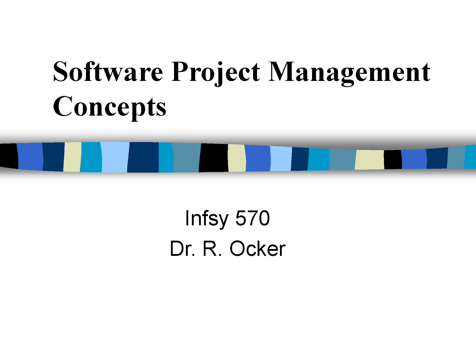 Software Project Management Concepts pdf