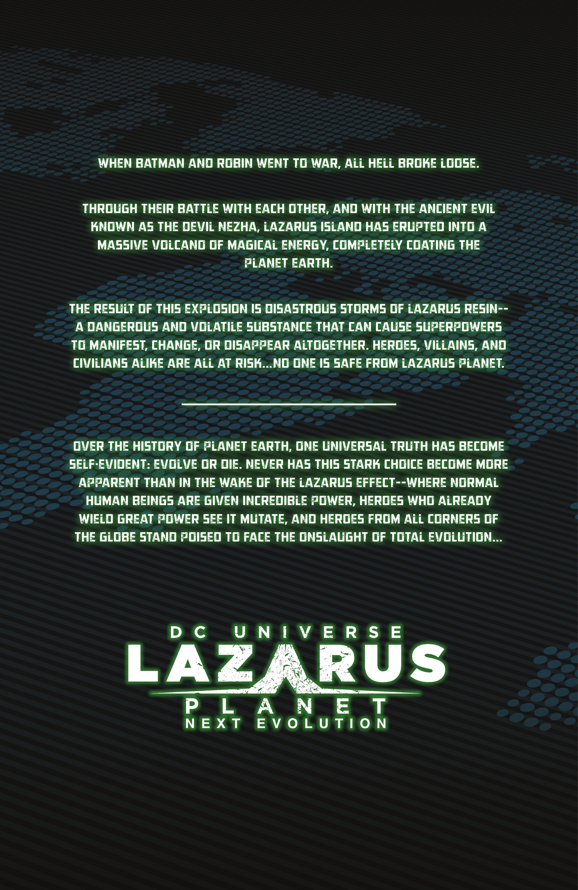 Read online Lazarus Planet: Next Evolution comic -  Issue # Full - 4