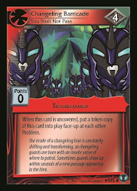 My Little Pony Changeling Barricade, You Shall Not Pass Defenders of Equestria CCG Card