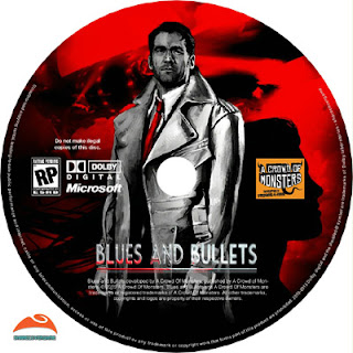 Blues and Bullets Disk Label