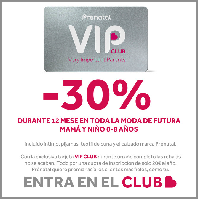 me gusta ahorrar: 30% de descuento durante 12 meses en PRENATAL