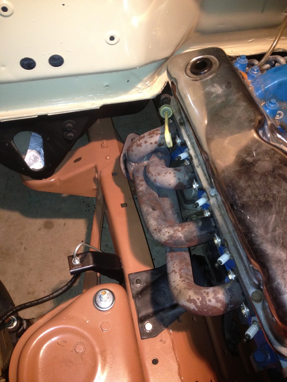 1967 Ford F100 351 Windsor Headers for Bump Side F100