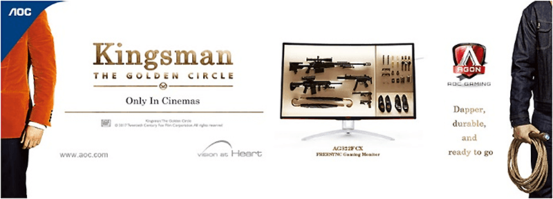 AOC unveils their new gaming monitors in a Kingsman event AOC unveils their new gaming monitors in a Kingsman event