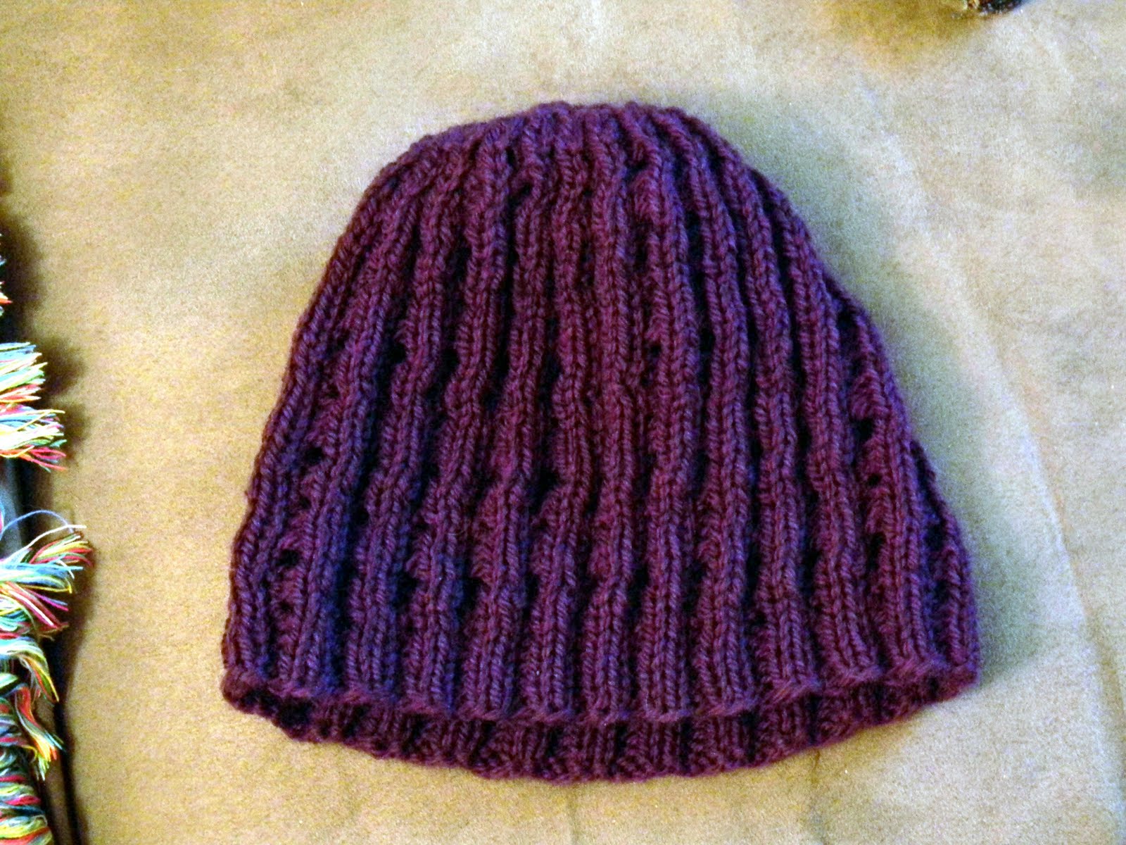 CompileYarn() Reversible Eyelet Hat