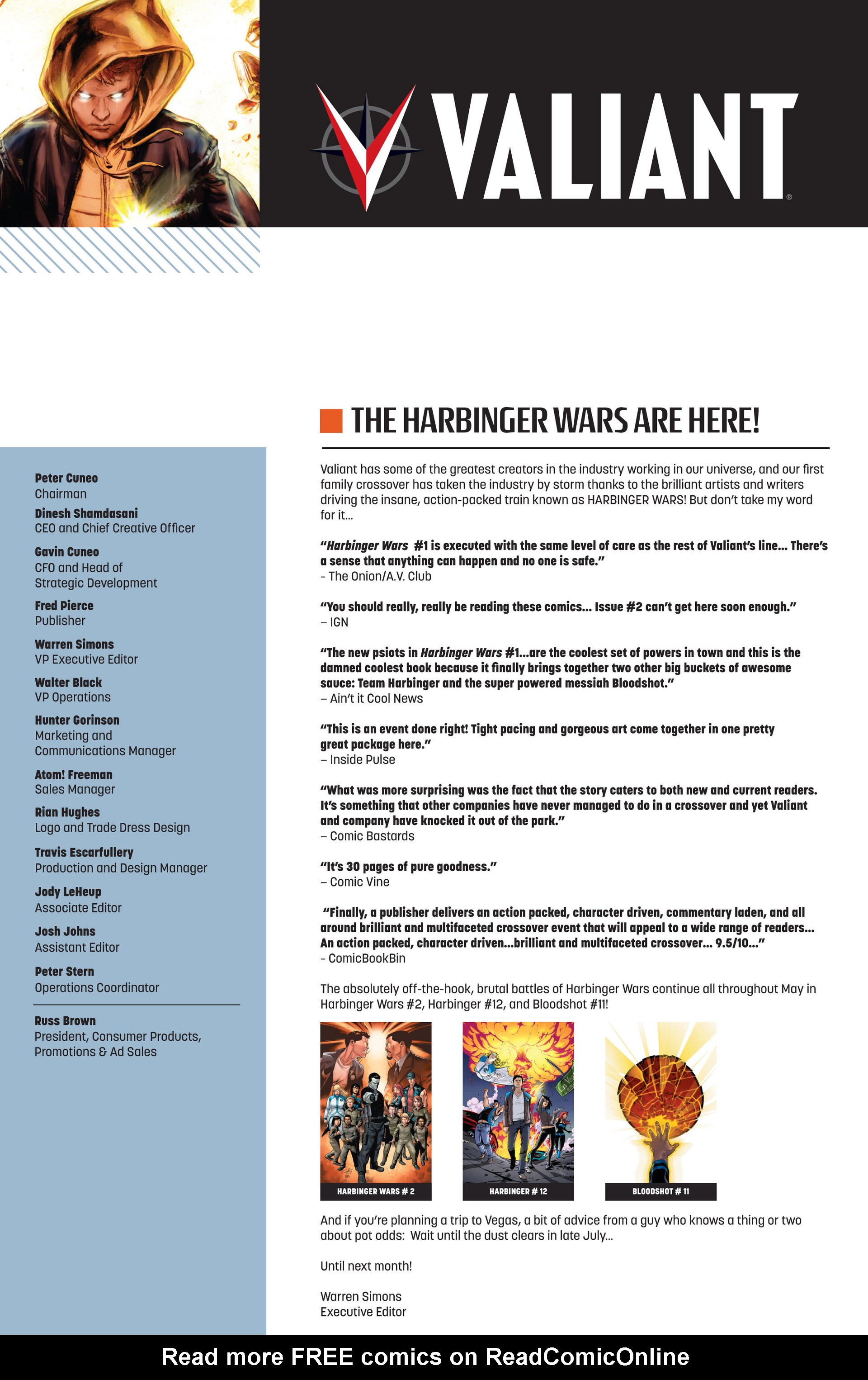 Read online Harbinger (2012) comic -  Issue #12 - 29