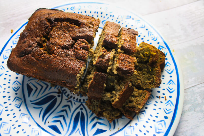 Gluten Free Matcha Green Tea Banana Bread Recipe | SUNNYDEI