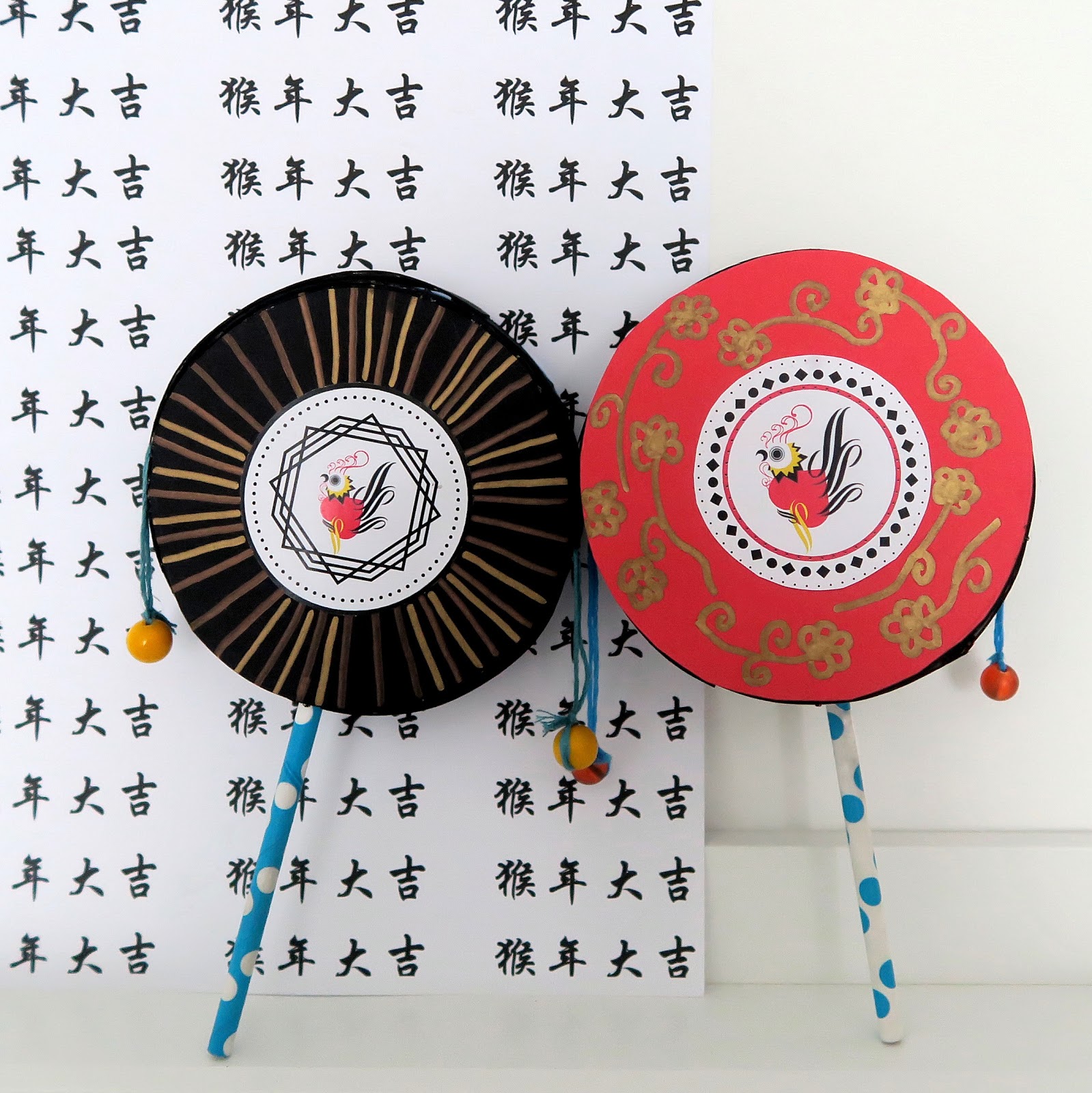 Chinese New Year spin drum mamaisdreaming.blogspot.co.uk