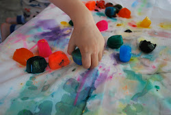 frozen paint watercolor painting preschool projects paintings crafts familylicious freezer awesome water prekprojects craft stuck still another had left