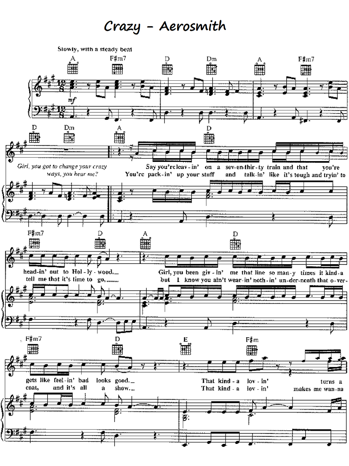 Aerosmith перевод песен. аэросмит крейзи перевод.