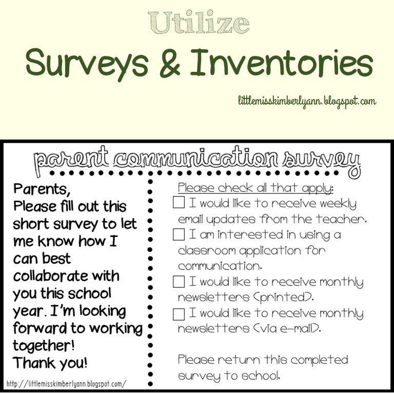 Little Miss Kim's Class: 4 Simple Ways to Communicate with Parents