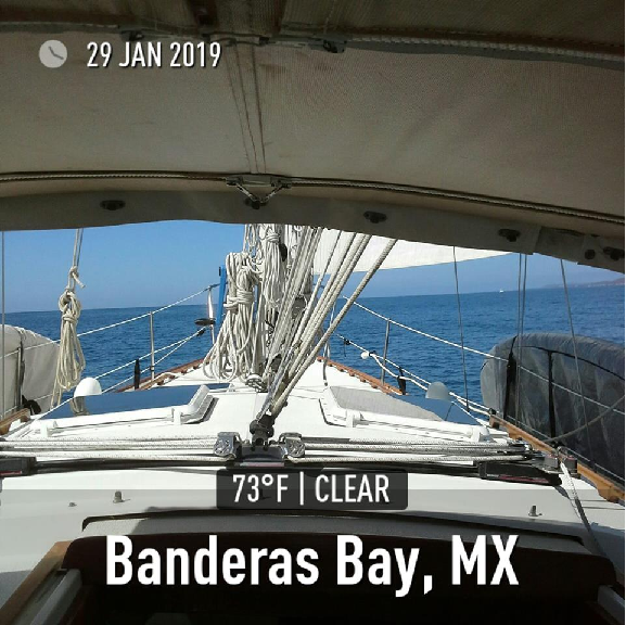 Chip & Debbie Willis on s\v Elegant'sea Sailing Banderas Bay, great
