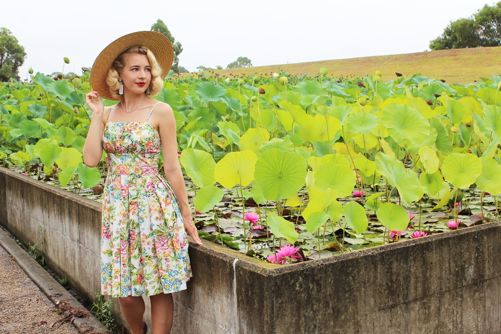 Tapestry Dress at the Gardens GracefullyVintage