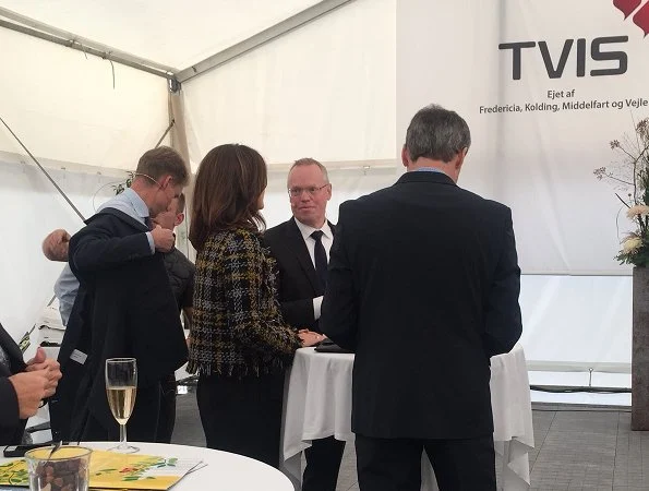 Crown Princess Mary attended the opening of renoved Skærbæk Power Station (Skærbækværket) in Fredericia