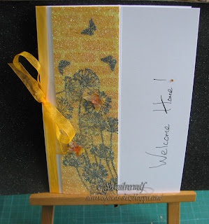 Silverwolf Cards: Welcome Home card
