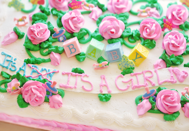it's a boy, it's a girl baby shower cake