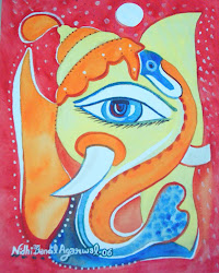 ganesha painting acrylic paintings acrylics god nidhi bandil